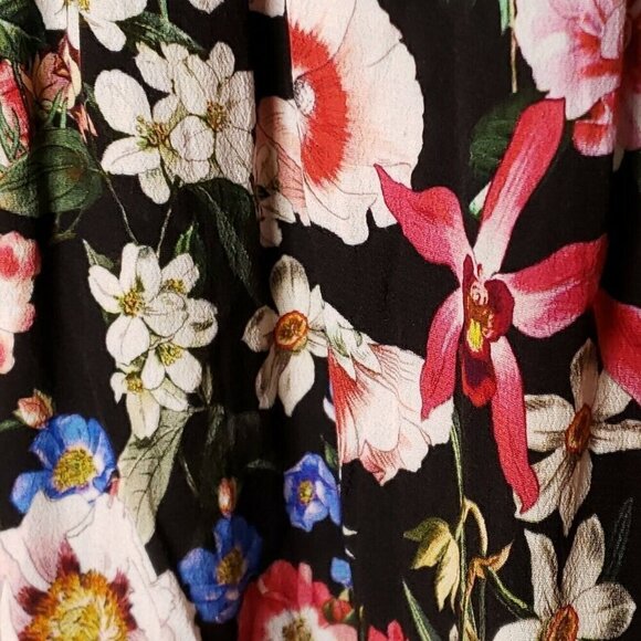 Zara Women's Off The Shoulder Floral Blouse XS - Picture 4 of 5